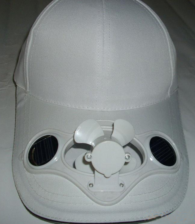 solar fan cap